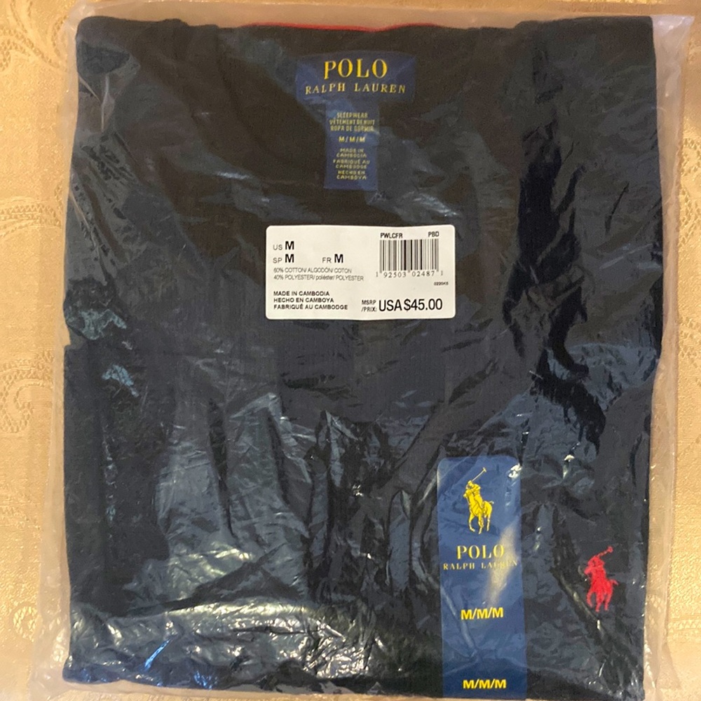 Polo Ralph Lauren long sleeve sleep shirt